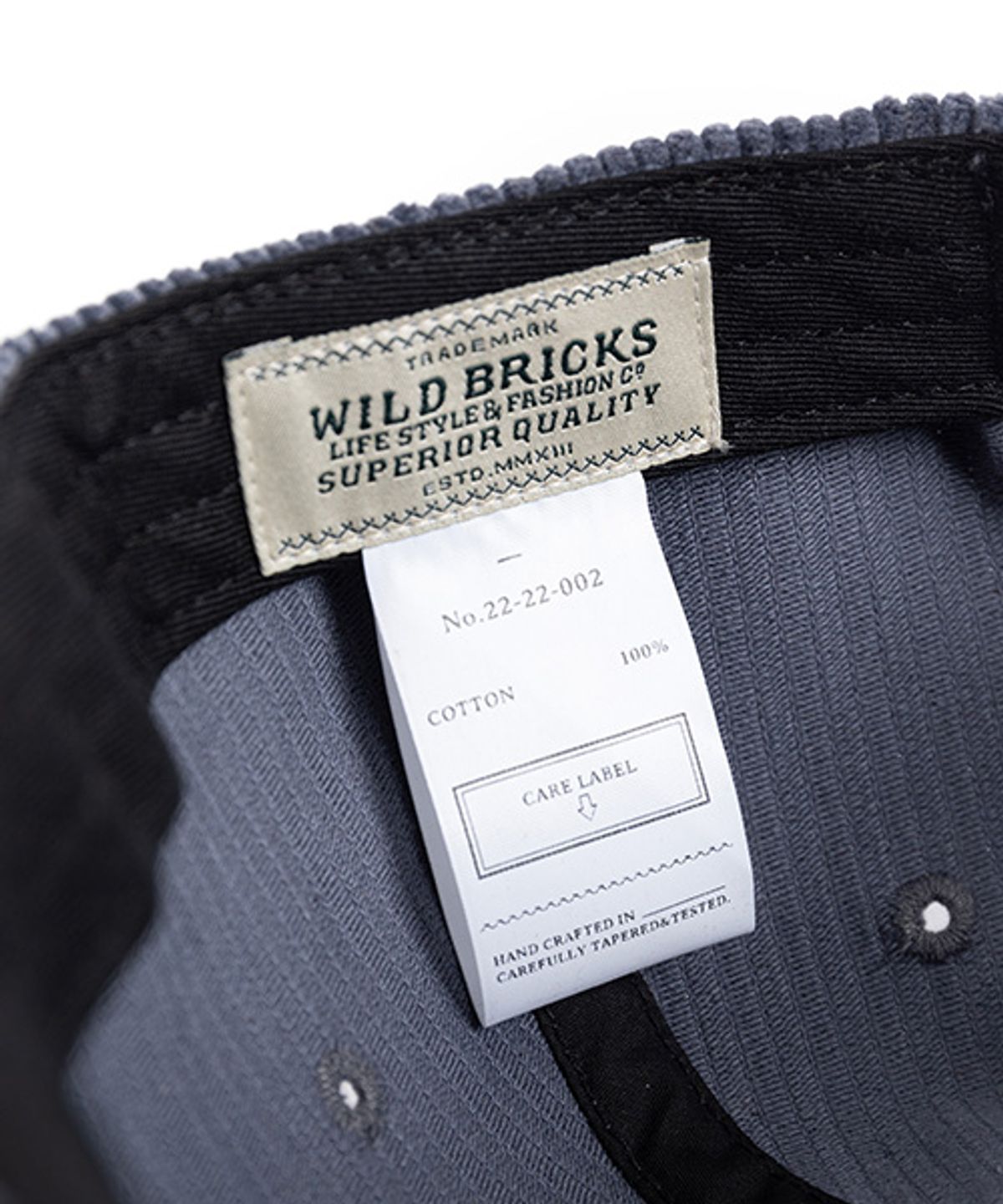 와일드 브릭스(WILD BRICKS) CD CLASSIC LOGO CAP (blue)
