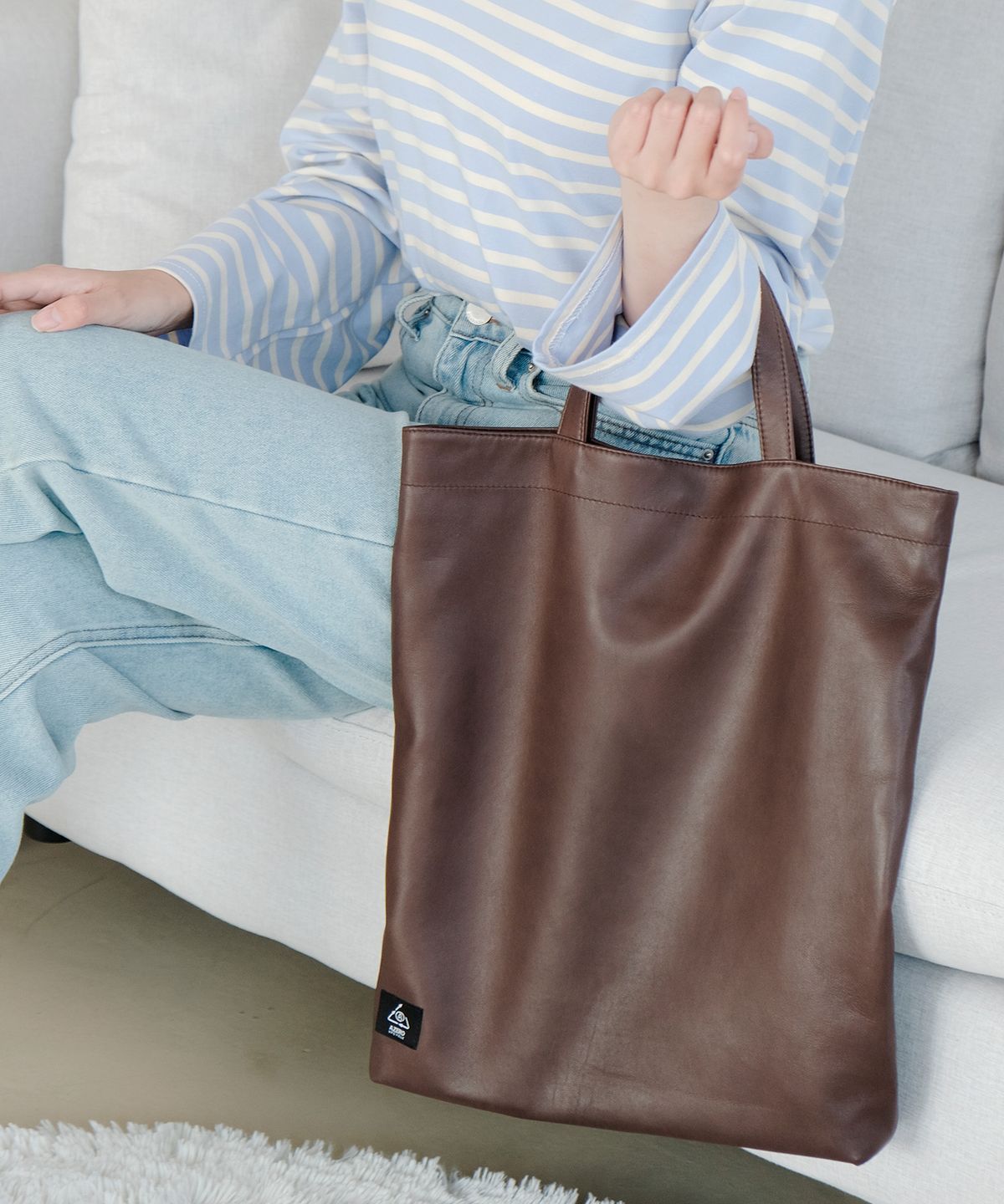 에이제로(AZERO) Totebook Bag (Chocolate Brown)