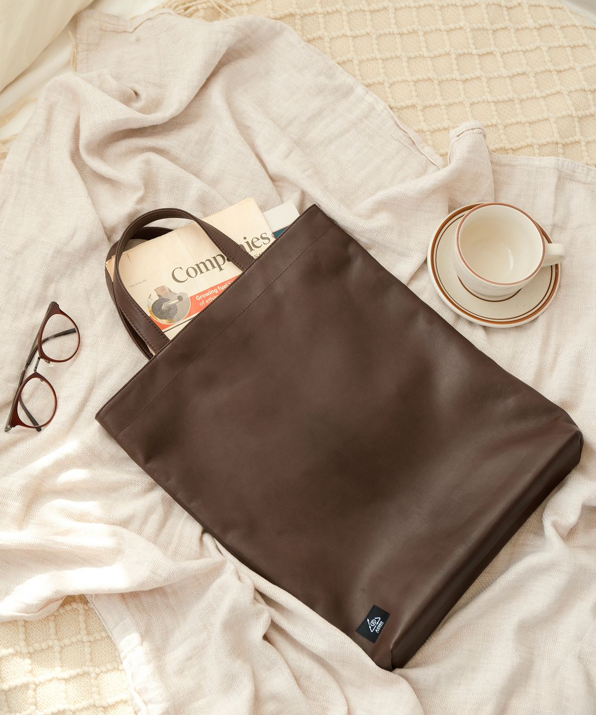 에이제로(AZERO) Totebook Bag (Chocolate Brown)