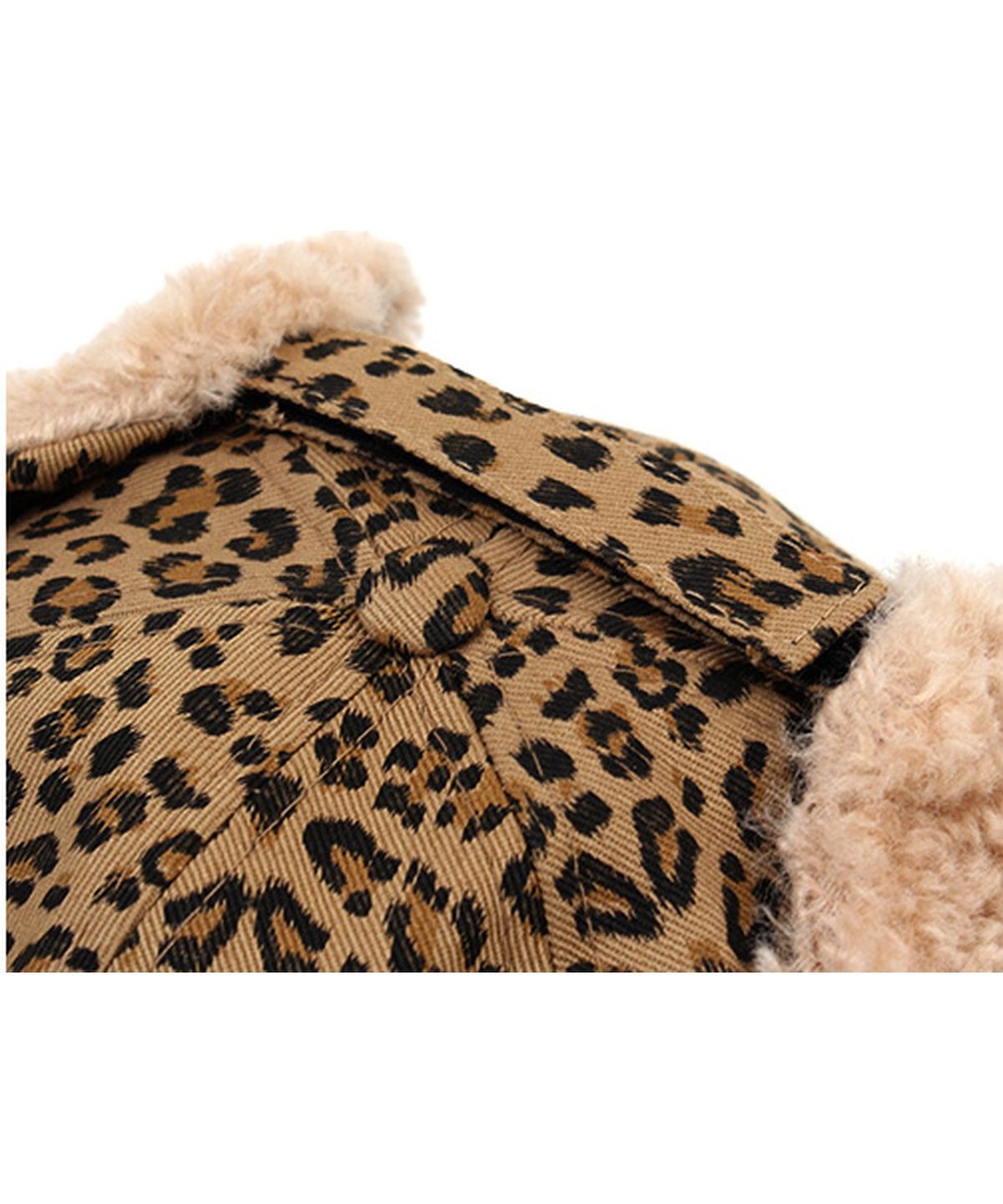 유니버셜 케미스트리(UNIVERSAL CHEMISTRY) Leopard Beige Earflap Cap 호피 귀달이모자