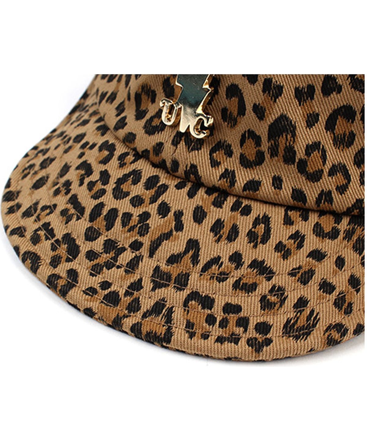유니버셜 케미스트리(UNIVERSAL CHEMISTRY) Leopard Beige Earflap Cap 호피 귀달이모자
