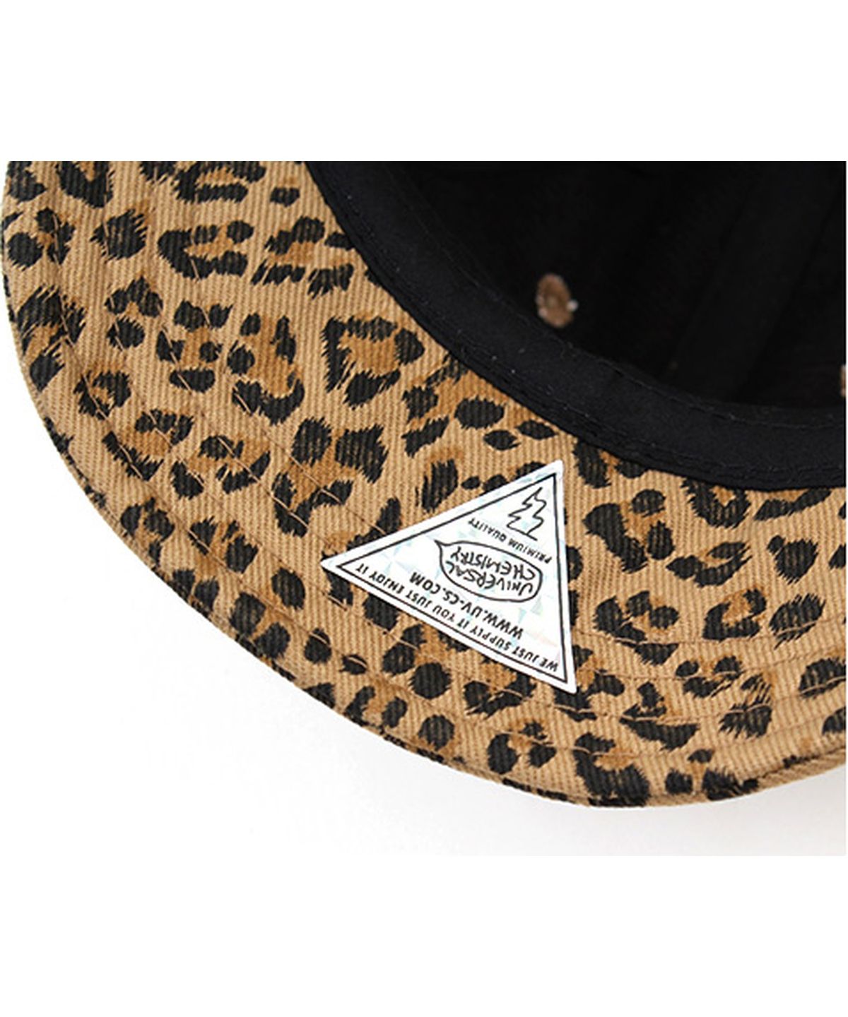 유니버셜 케미스트리(UNIVERSAL CHEMISTRY) Leopard Beige Earflap Cap 호피 귀달이모자