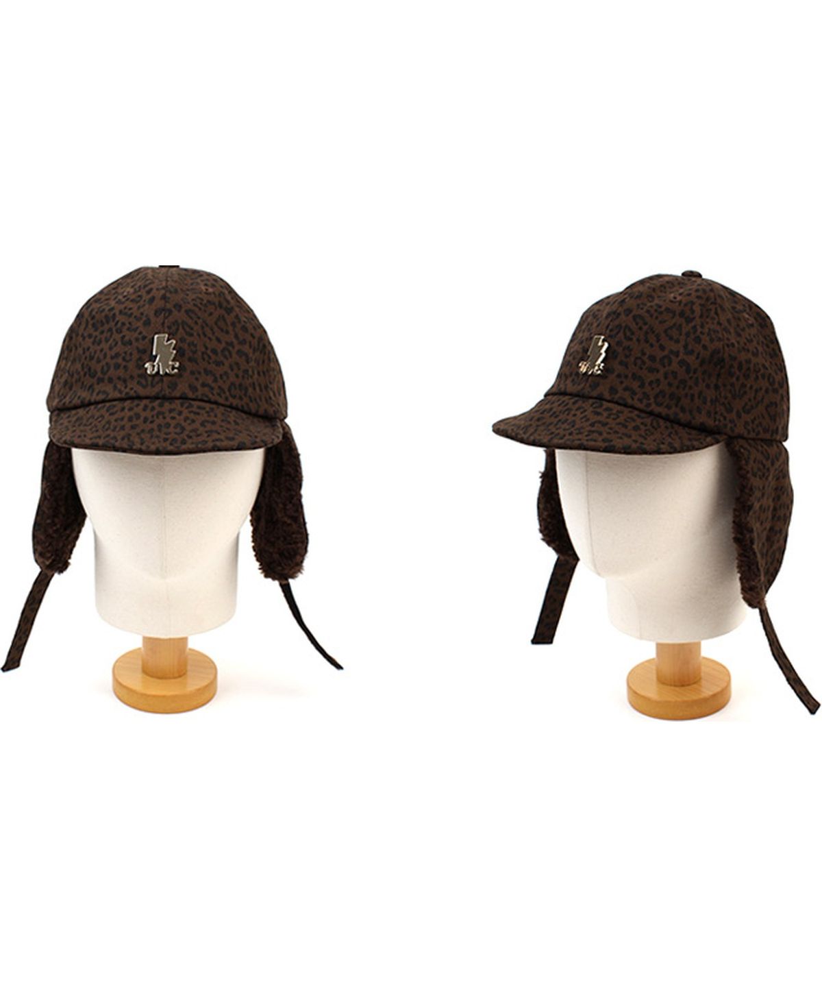유니버셜 케미스트리(UNIVERSAL CHEMISTRY) Leopard Brown Earflap Cap 호피 귀달이모자