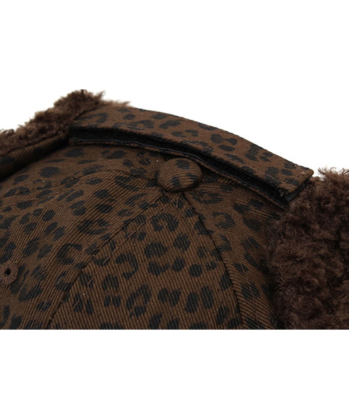 유니버셜 케미스트리(UNIVERSAL CHEMISTRY) Leopard Brown Earflap Cap 호피 귀달이모자