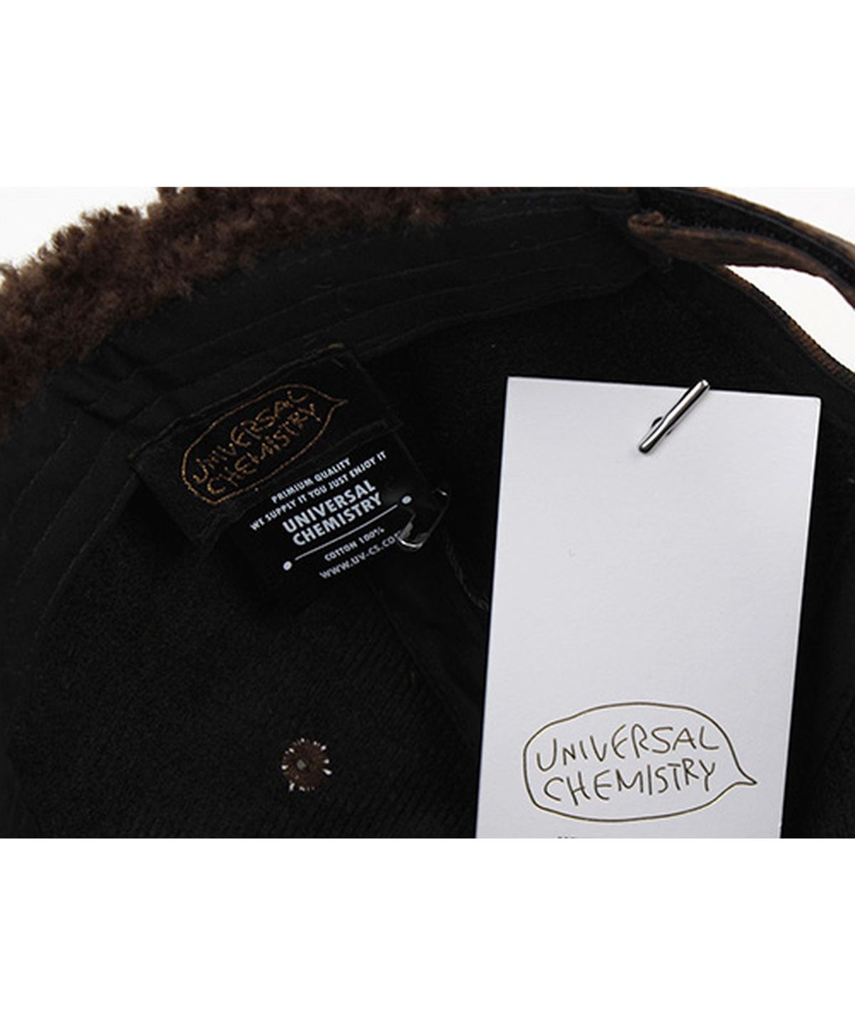 유니버셜 케미스트리(UNIVERSAL CHEMISTRY) Leopard Brown Earflap Cap 호피 귀달이모자