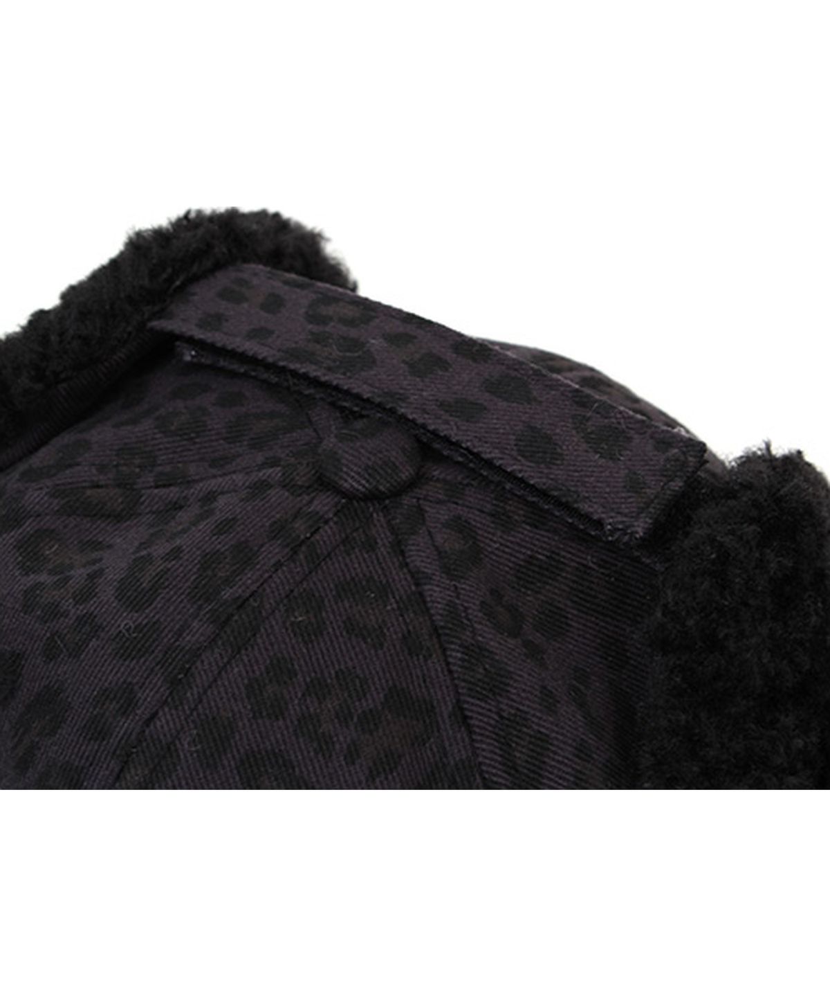 유니버셜 케미스트리(UNIVERSAL CHEMISTRY) Leopard Navy Earflap Cap 호피 귀달이모자