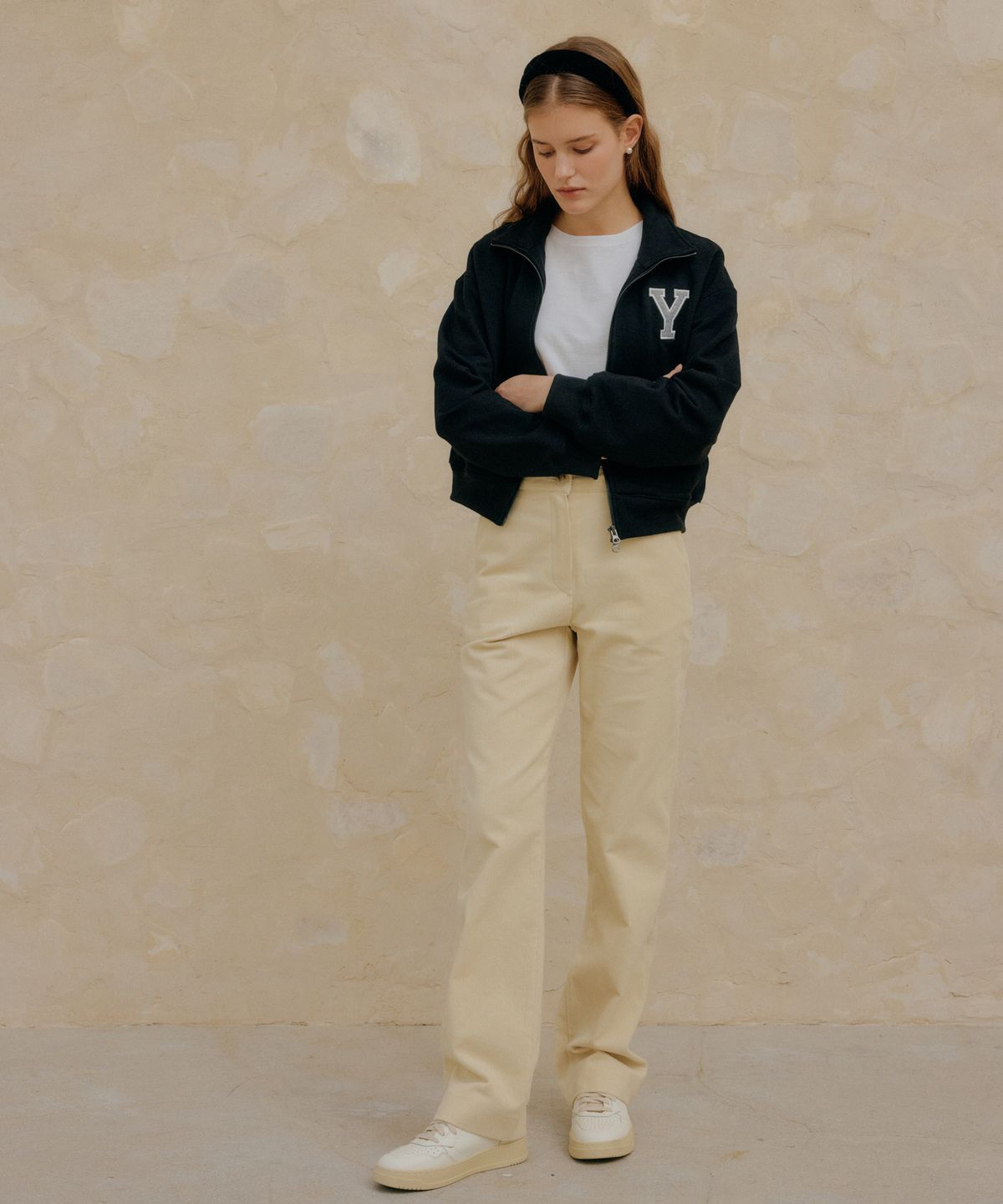 엽페(YUPPE) CORDUROY PANTS_IVORY