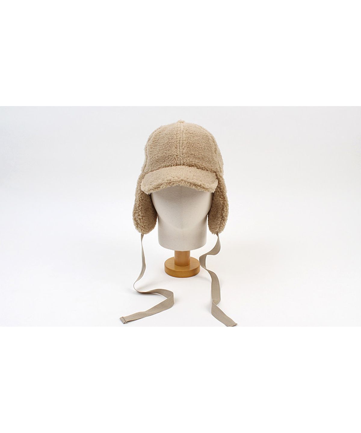 유니버셜 케미스트리(UNIVERSAL CHEMISTRY) Muji Beige Fleece Earflap Cap 귀달이모자