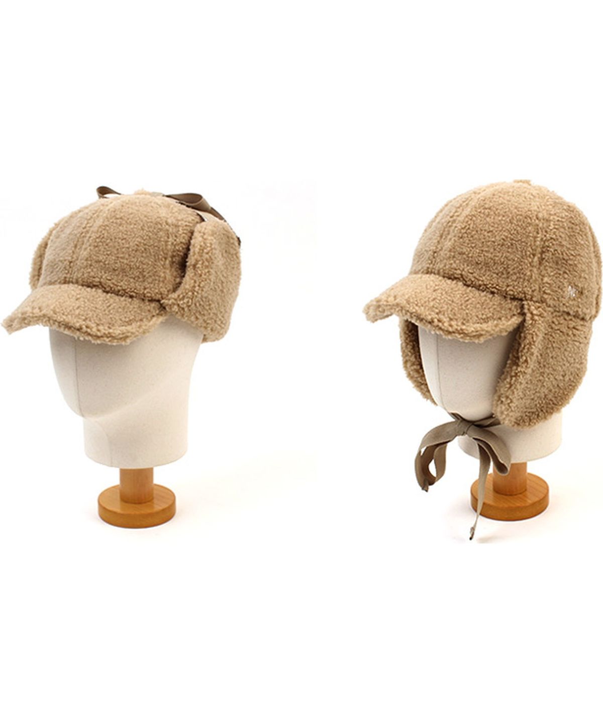 유니버셜 케미스트리(UNIVERSAL CHEMISTRY) Muji Beige Fleece Earflap Cap 귀달이모자