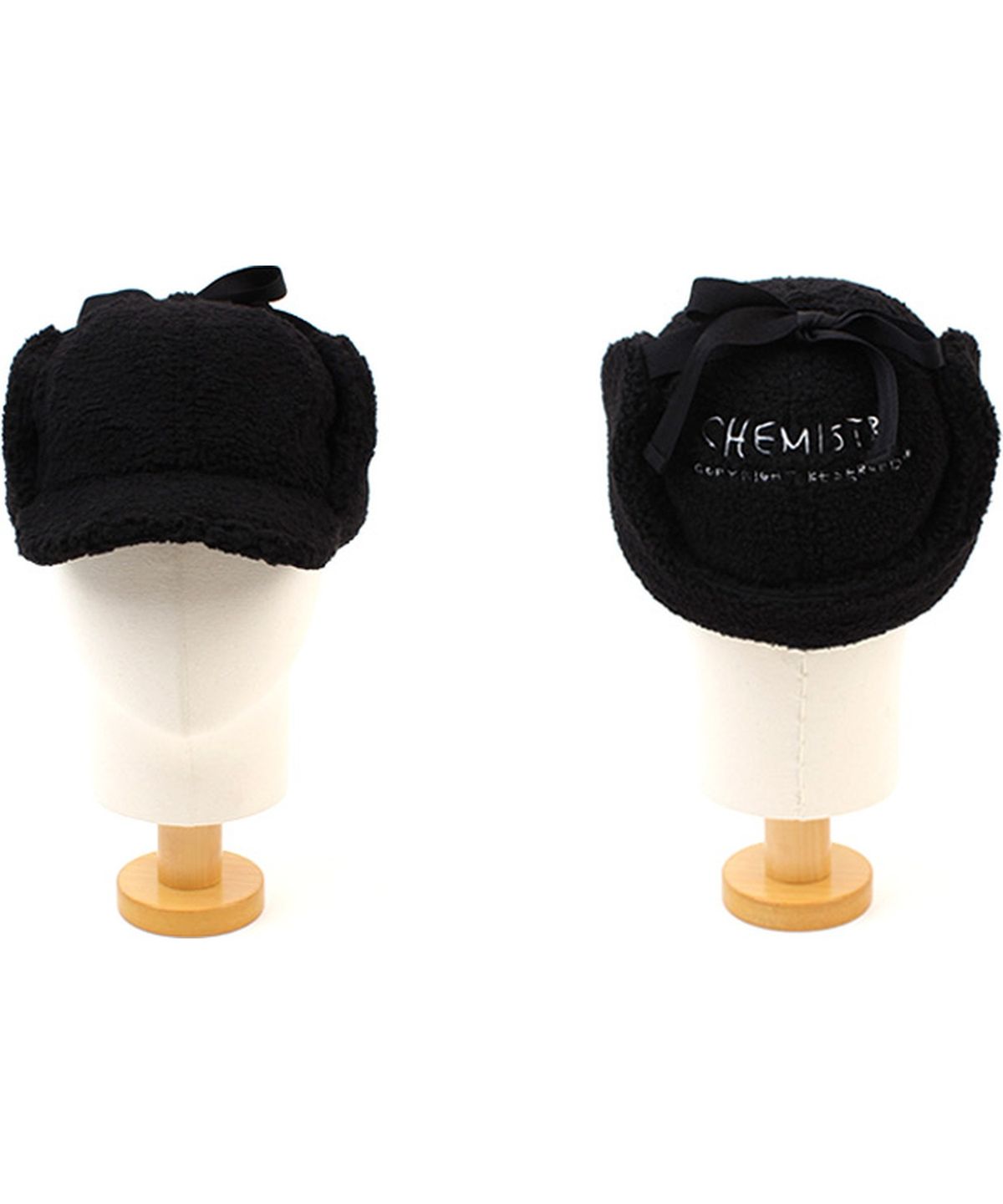 유니버셜 케미스트리(UNIVERSAL CHEMISTRY) Muji Black Fleece Earflap Cap 귀달이모자