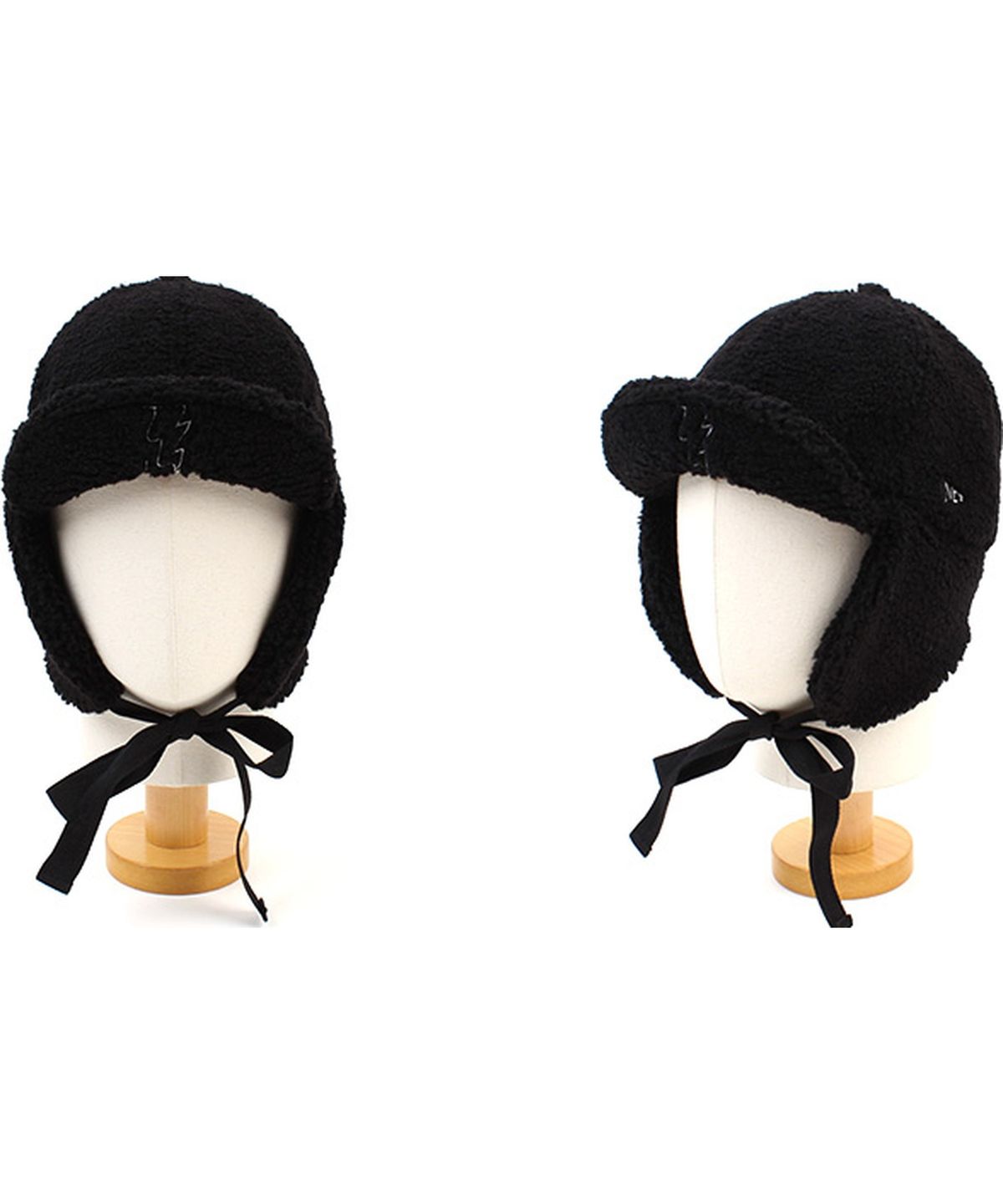 유니버셜 케미스트리(UNIVERSAL CHEMISTRY) Muji Black Fleece Earflap Cap 귀달이모자