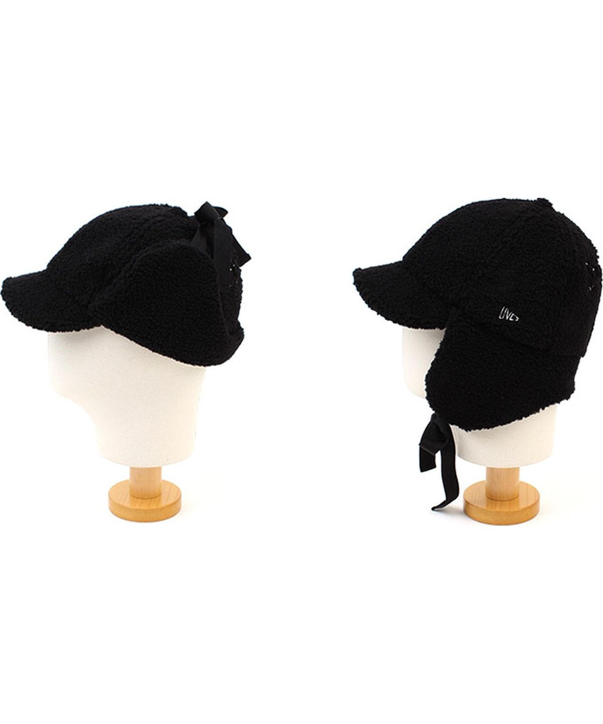 유니버셜 케미스트리(UNIVERSAL CHEMISTRY) Muji Black Fleece Earflap Cap 귀달이모자