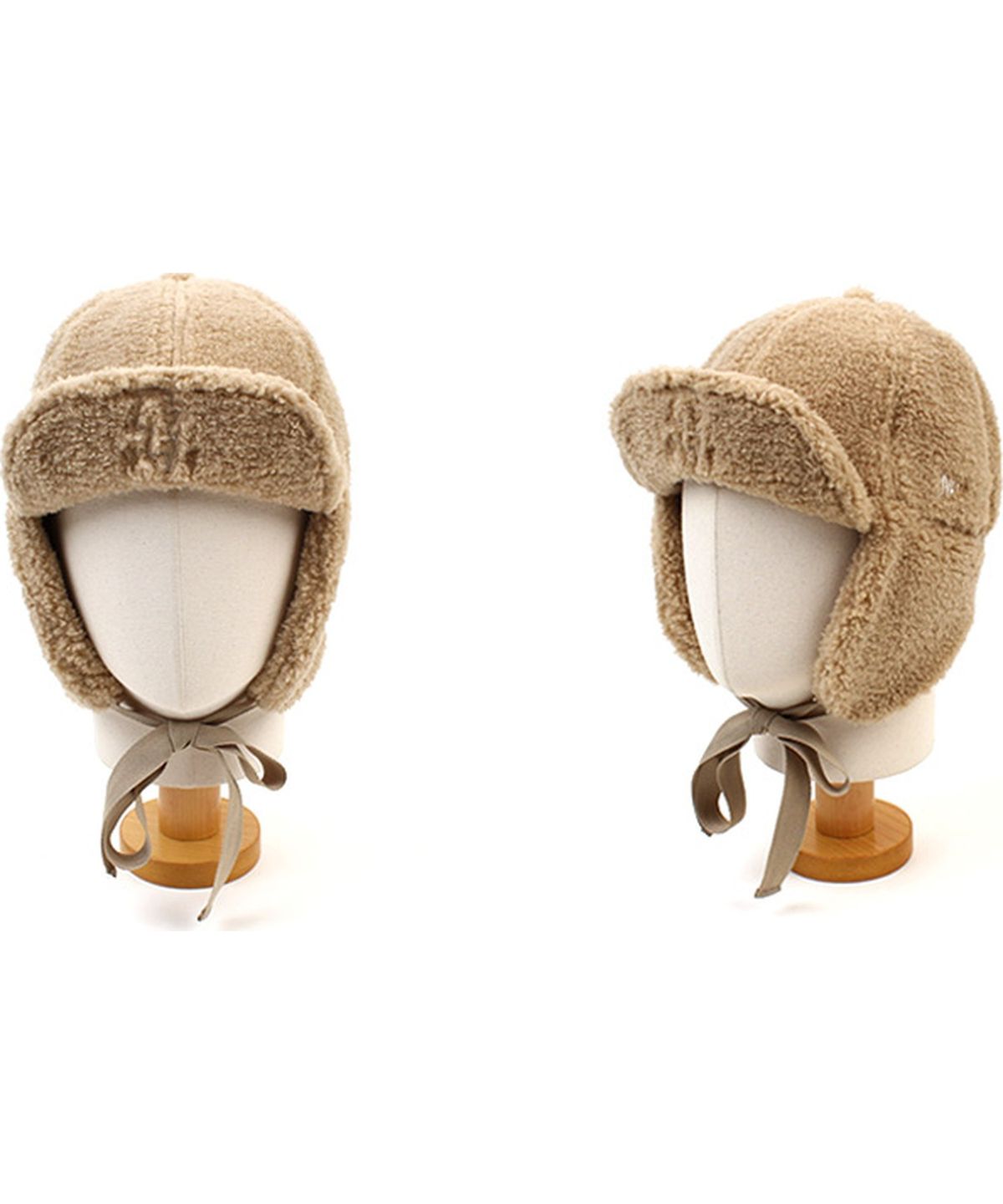 유니버셜 케미스트리(UNIVERSAL CHEMISTRY) Bubble Beige Fleece Earflap Cap 귀달이모자