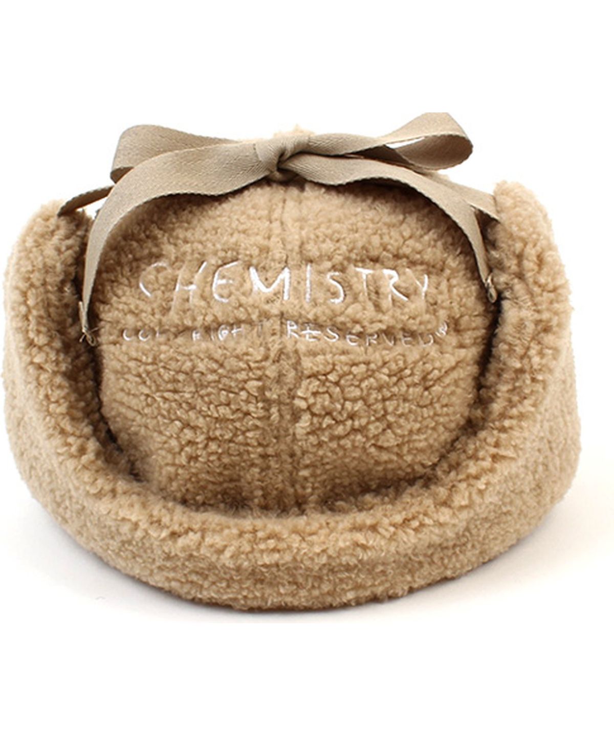 유니버셜 케미스트리(UNIVERSAL CHEMISTRY) Bubble Beige Fleece Earflap Cap 귀달이모자