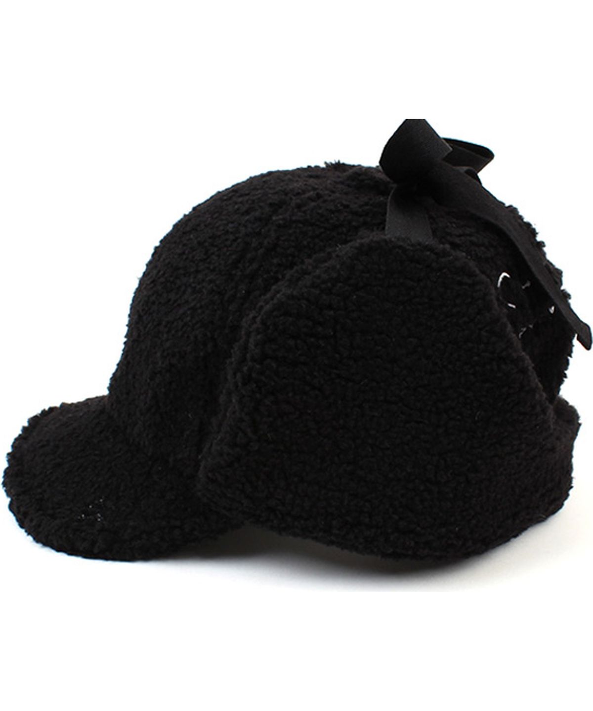 유니버셜 케미스트리(UNIVERSAL CHEMISTRY) Bubble Black Fleece Earflap Cap 귀달이모자