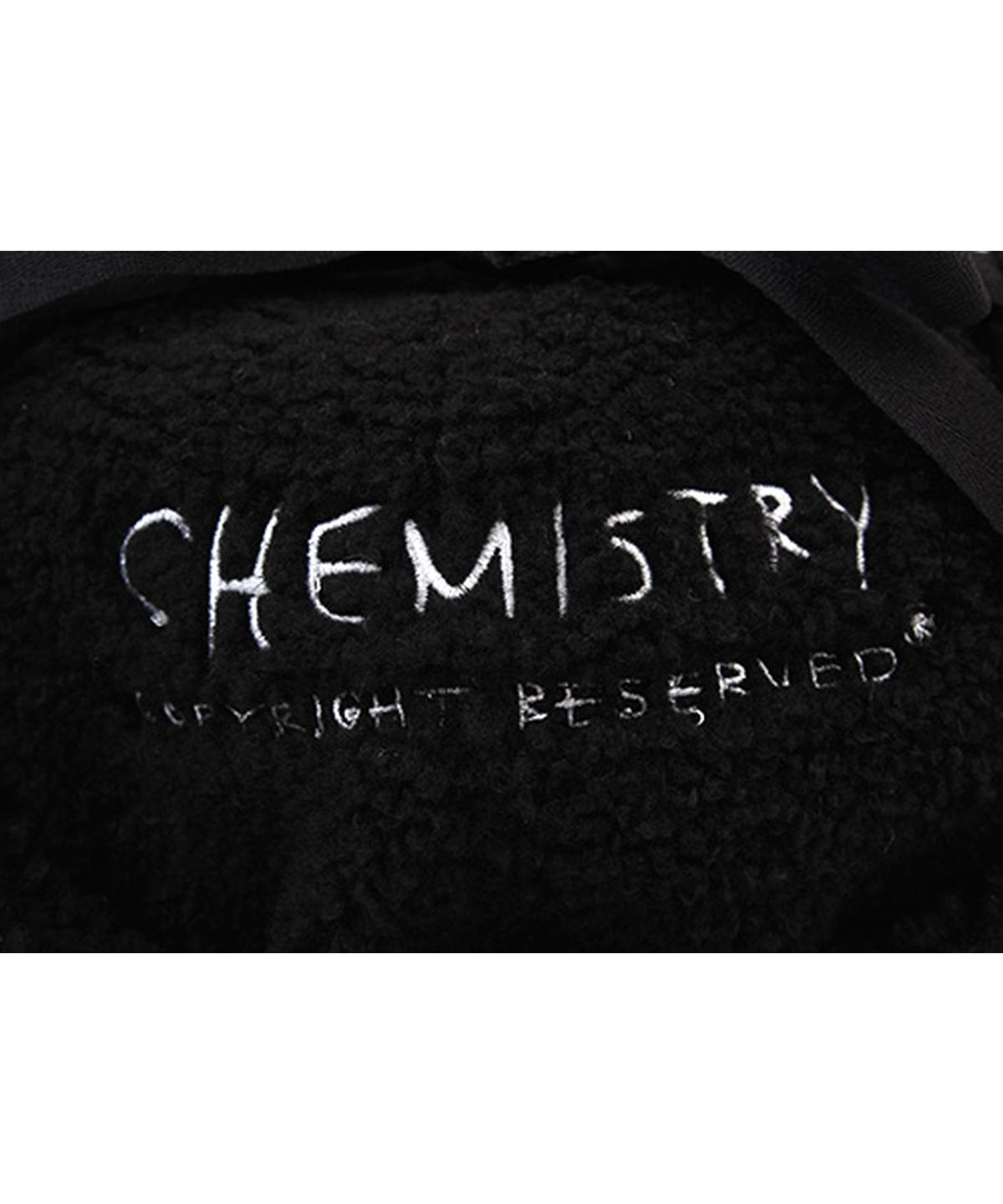 유니버셜 케미스트리(UNIVERSAL CHEMISTRY) Bubble Black Fleece Earflap Cap 귀달이모자