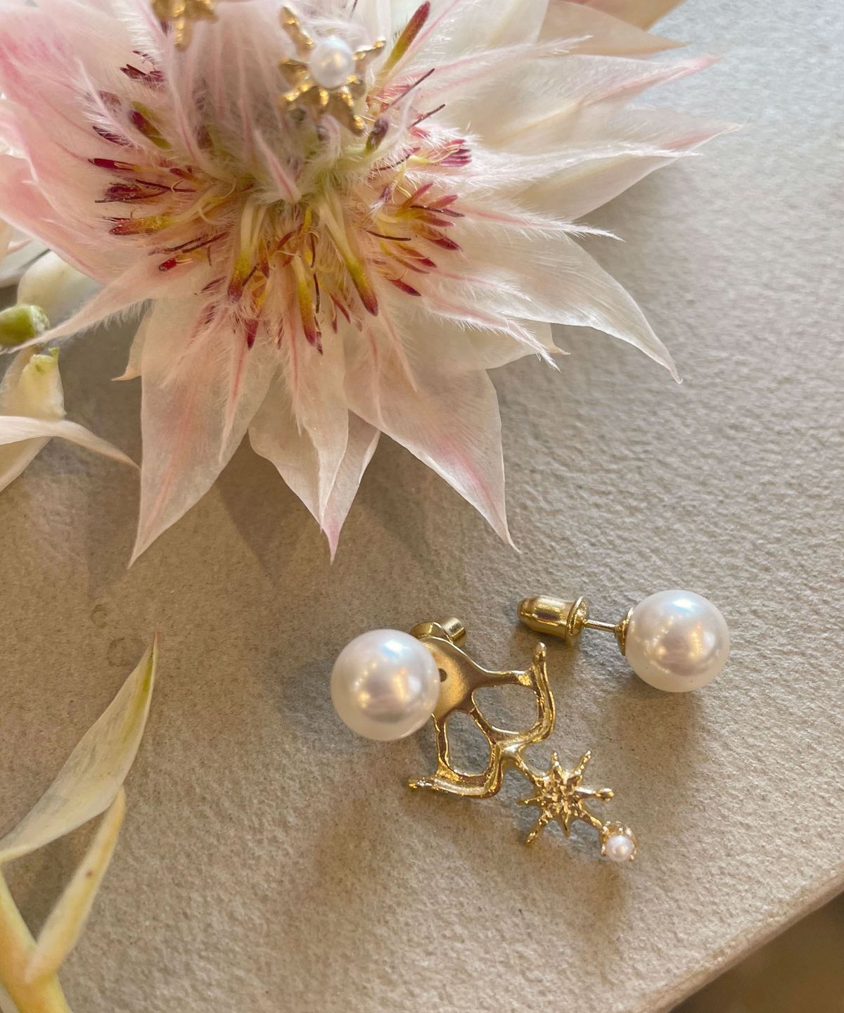 펄시(PERSY) DAZZLING STAR CUPIDɔ̃ 2WAY EARRING