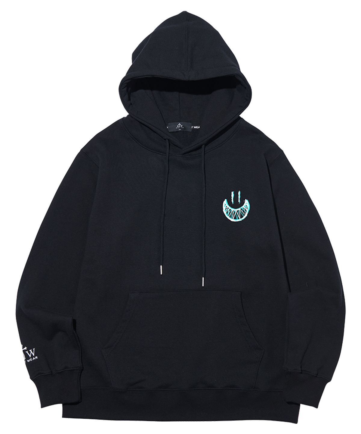 아티스트웨어(ARTISTWEAR) [ATW X TWOFACE]핸드 후드티_BK