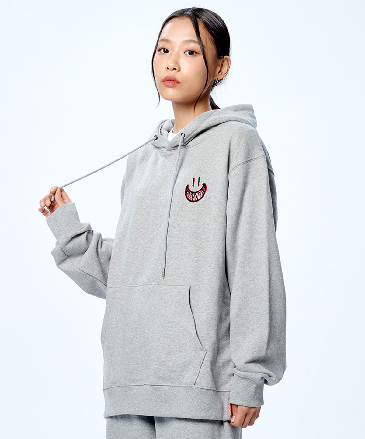 아티스트웨어(ARTISTWEAR) [ATW X TWOFACE]핸드 후드티_GY