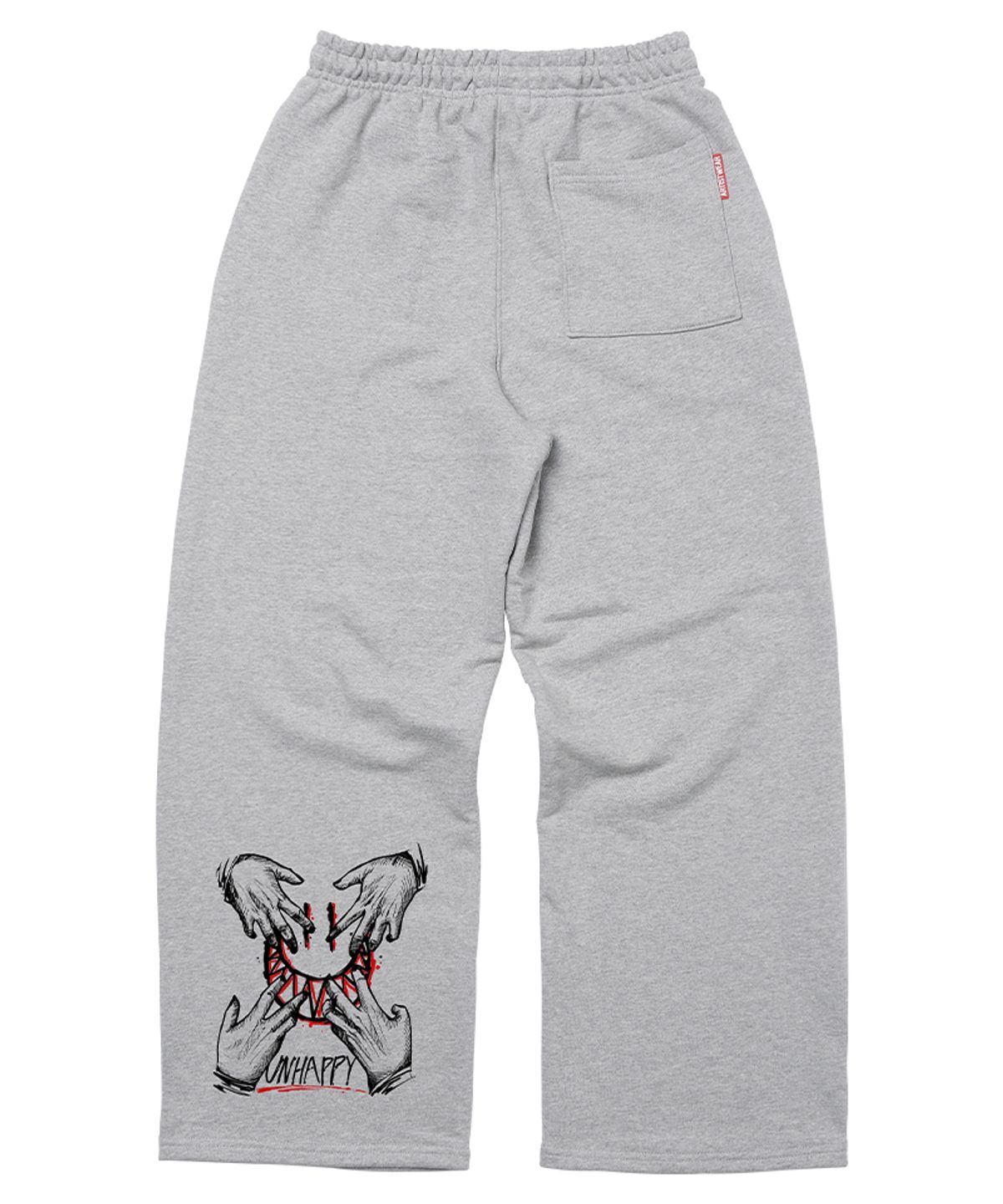 아티스트웨어(ARTISTWEAR) [ATW X TWOFACE] 언해피 와이드밴딩 팬츠_GY