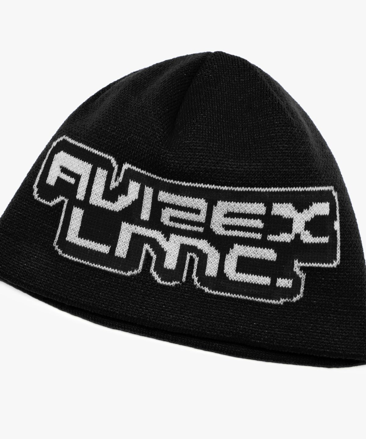 엘엠씨(LMC) LMC X AVIREX JACQUARD UNCUFFED BEANIE black