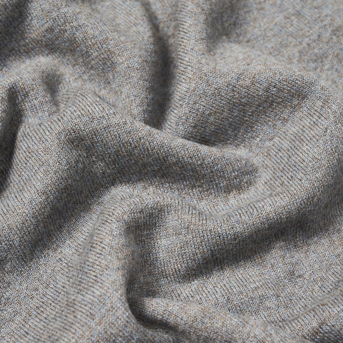 베르노(VERNO) Turtle-neck Knit Blue-Grey