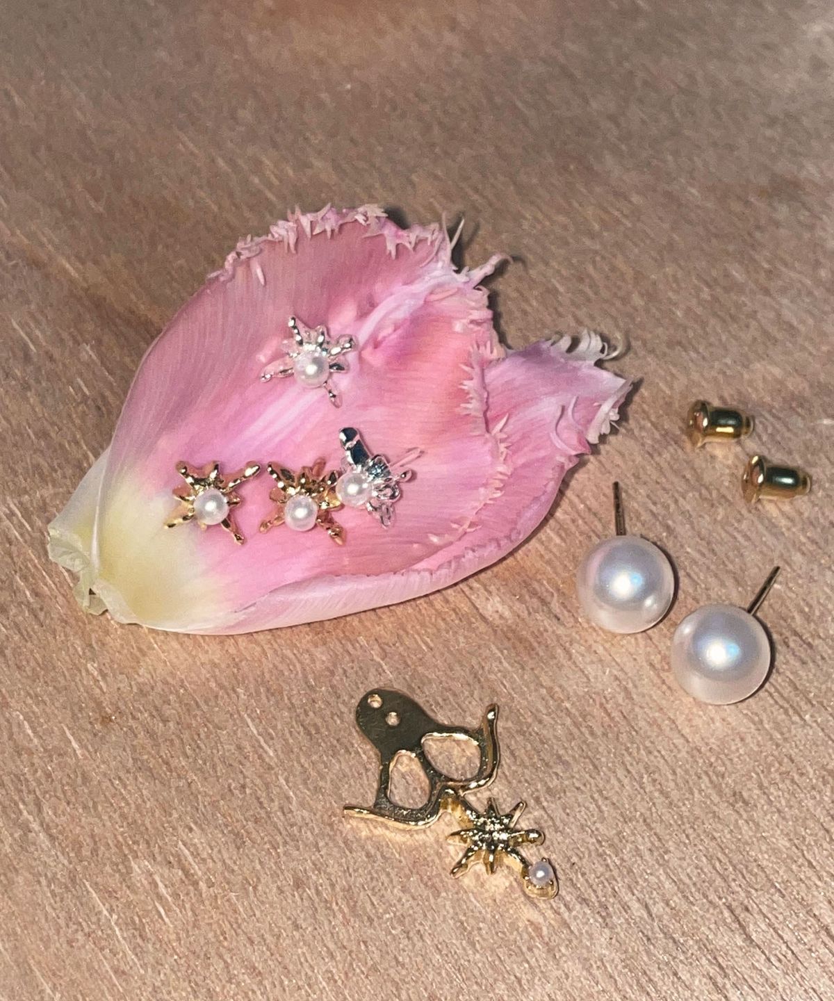펄시(PERSY) DAZZLING STAR DAILY PEARL SILVER EARRING
