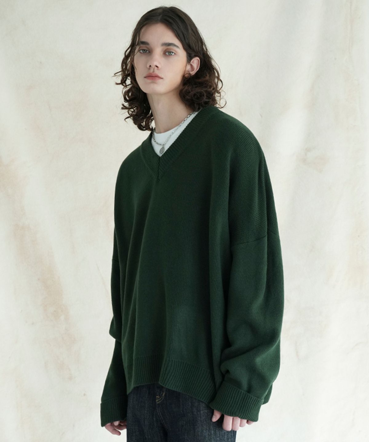 어반드레스(AVANDRESS) V-neck Overfit Knit - 6 COL