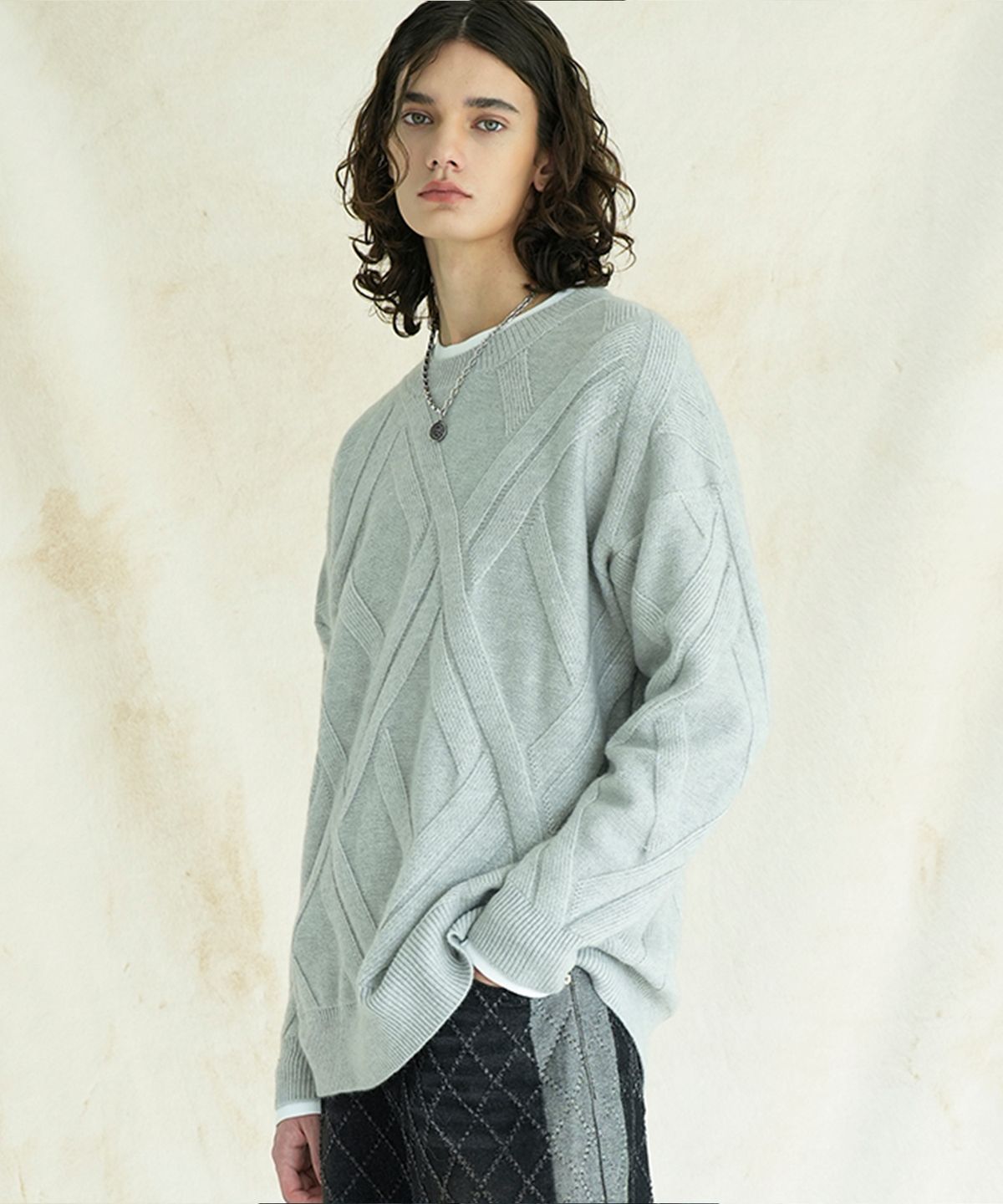 어반드레스(AVANDRESS) Cross Round Knit - 5 COL