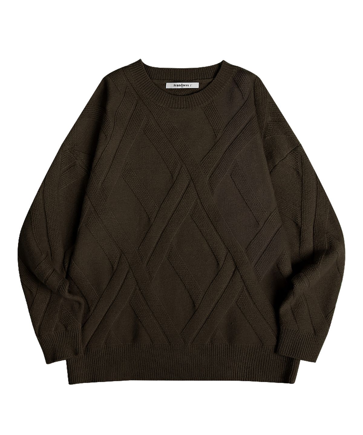 어반드레스(AVANDRESS) Cross Round Knit - 5 COL