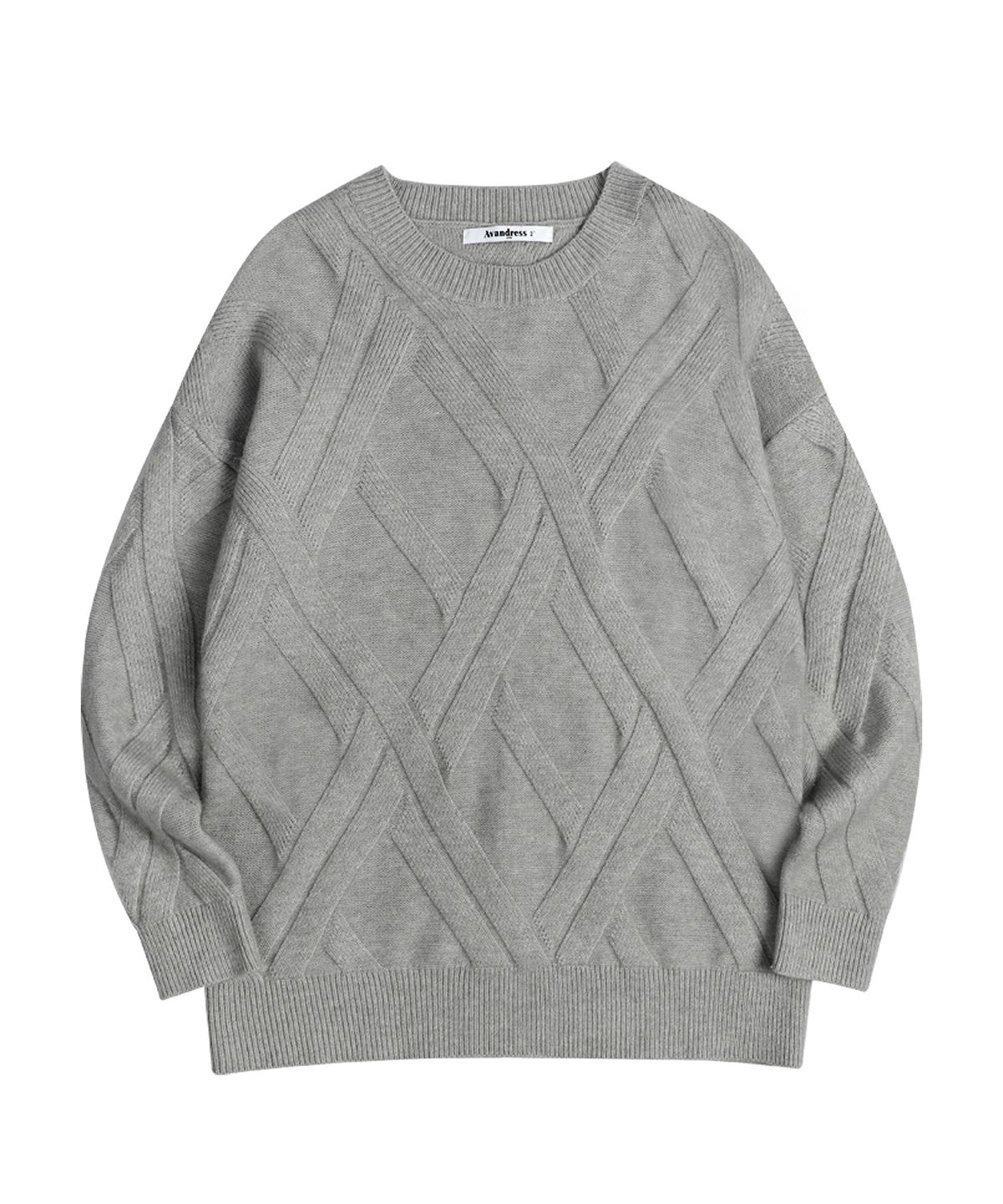 어반드레스(AVANDRESS) Cross Round Knit - 5 COL