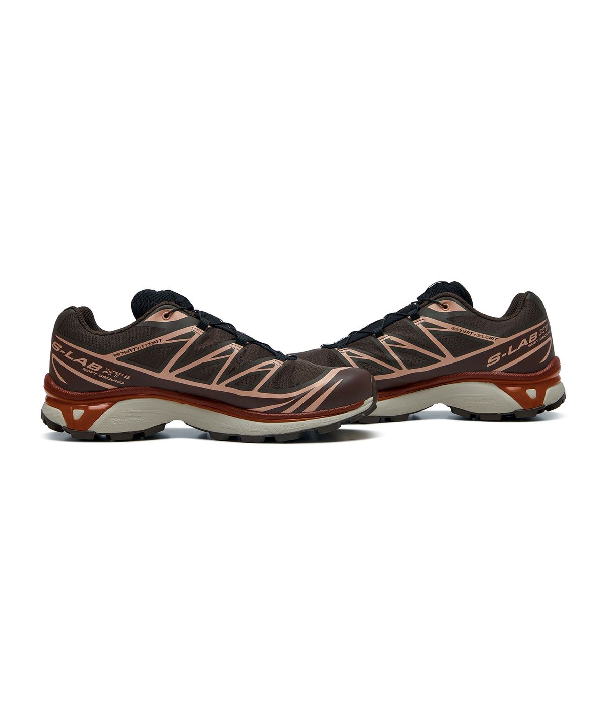 살로몬(SALOMON) XT-6 - 델리시오소:블랙:초콜렛 퐁당:피치 베이지 / L41751500