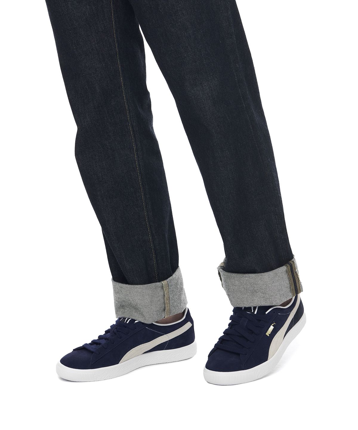 푸마(PUMA) 스웨이드 빈티지 - 네이비:화이트 / 374921-07