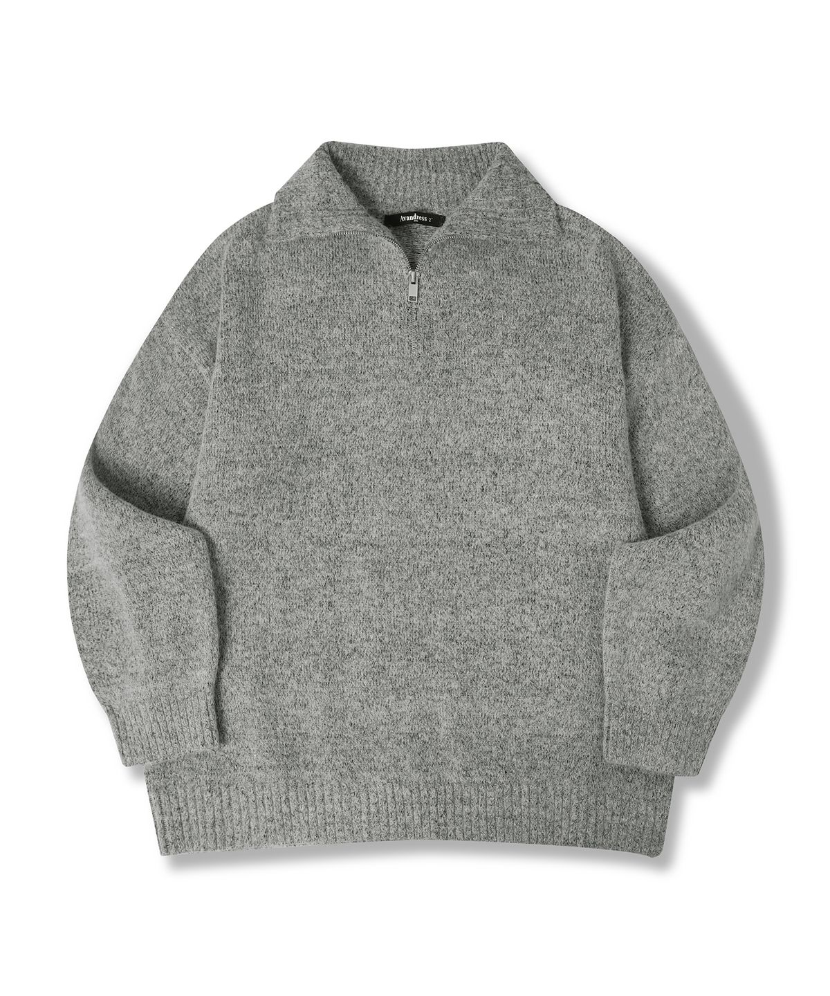 어반드레스(AVANDRESS) Angora Half Zip-Up Knit - 5 COL