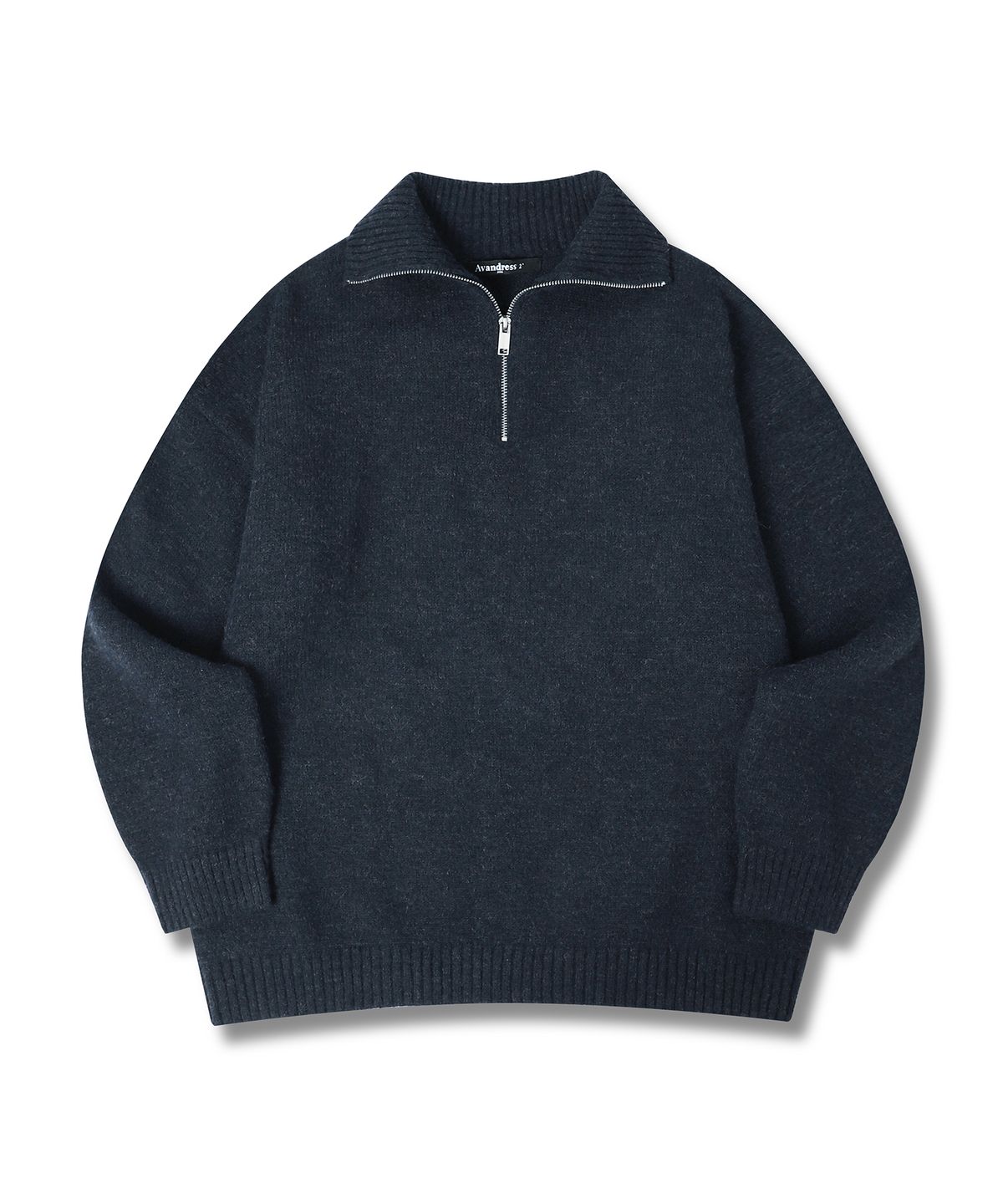 어반드레스(AVANDRESS) Angora Half Zip-Up Knit - 5 COL