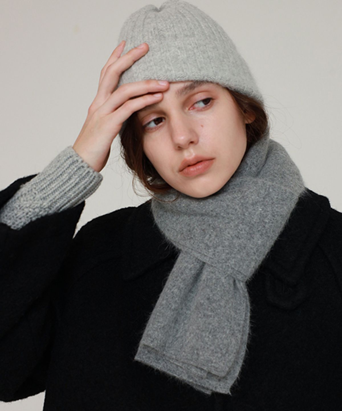 링서울(LINGSEOUL) knited angora muffler-5color