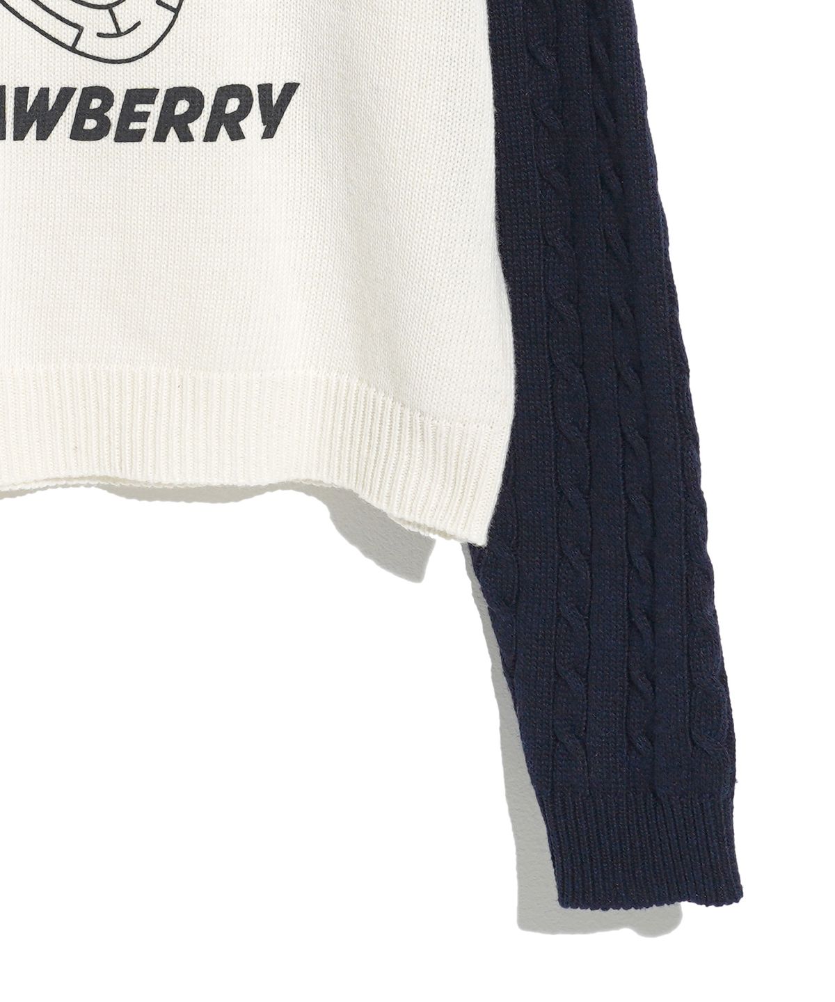 하이스쿨디스코(HIGH SCHOOL DISCO) CHAOTIC STRAWBERRY KNIT_NAVY