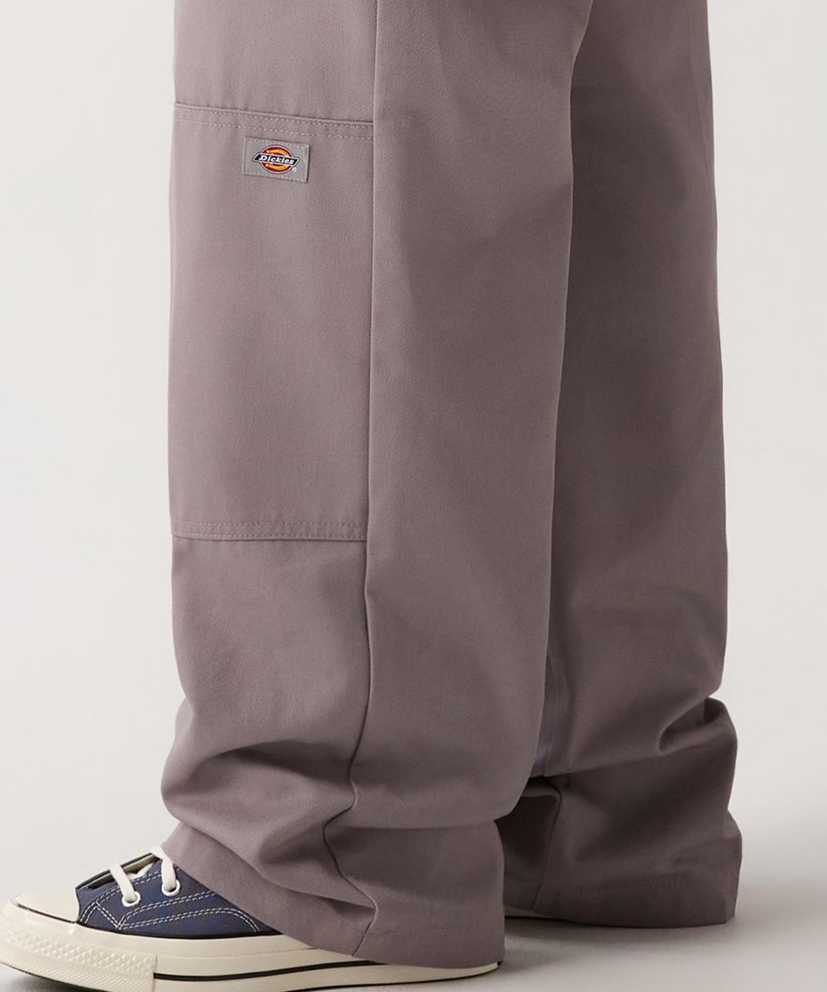 디키즈(DICKIES) 더블니 85283 루즈핏 워크팬츠 Silver