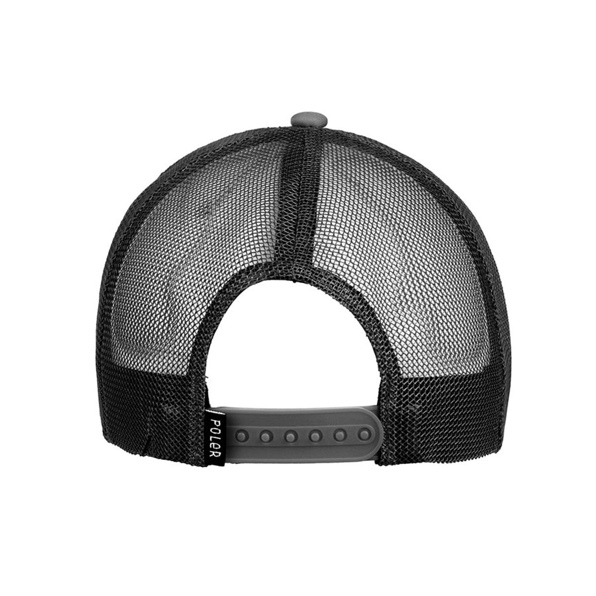 폴러스터프(POLERSTUFF) RAINBOW TRUCKER HAT BLACK