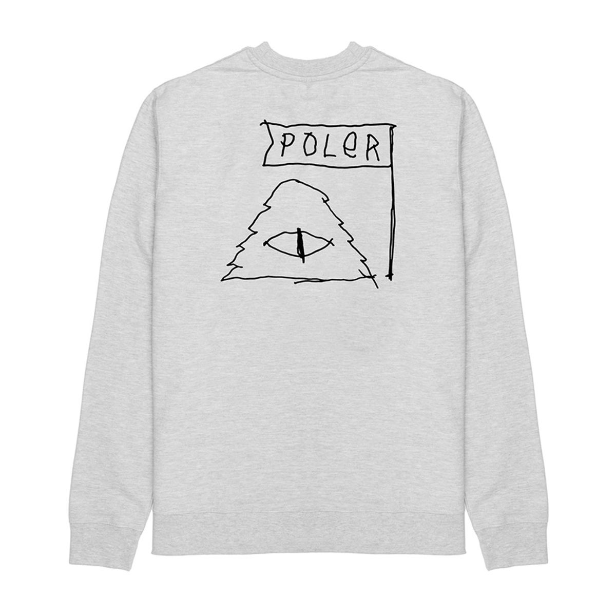 폴러스터프(POLERSTUFF) SCRIBBLE CREW GREY HEATHER