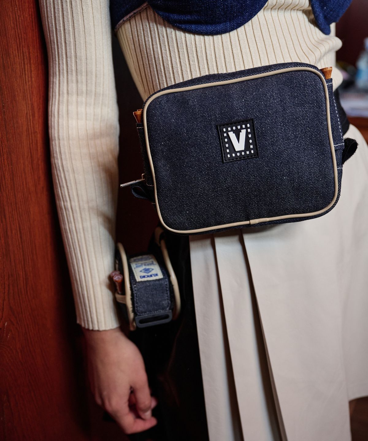 파이브아워스(5HOURS) KUROKI DENIM HONOR BELT BAG