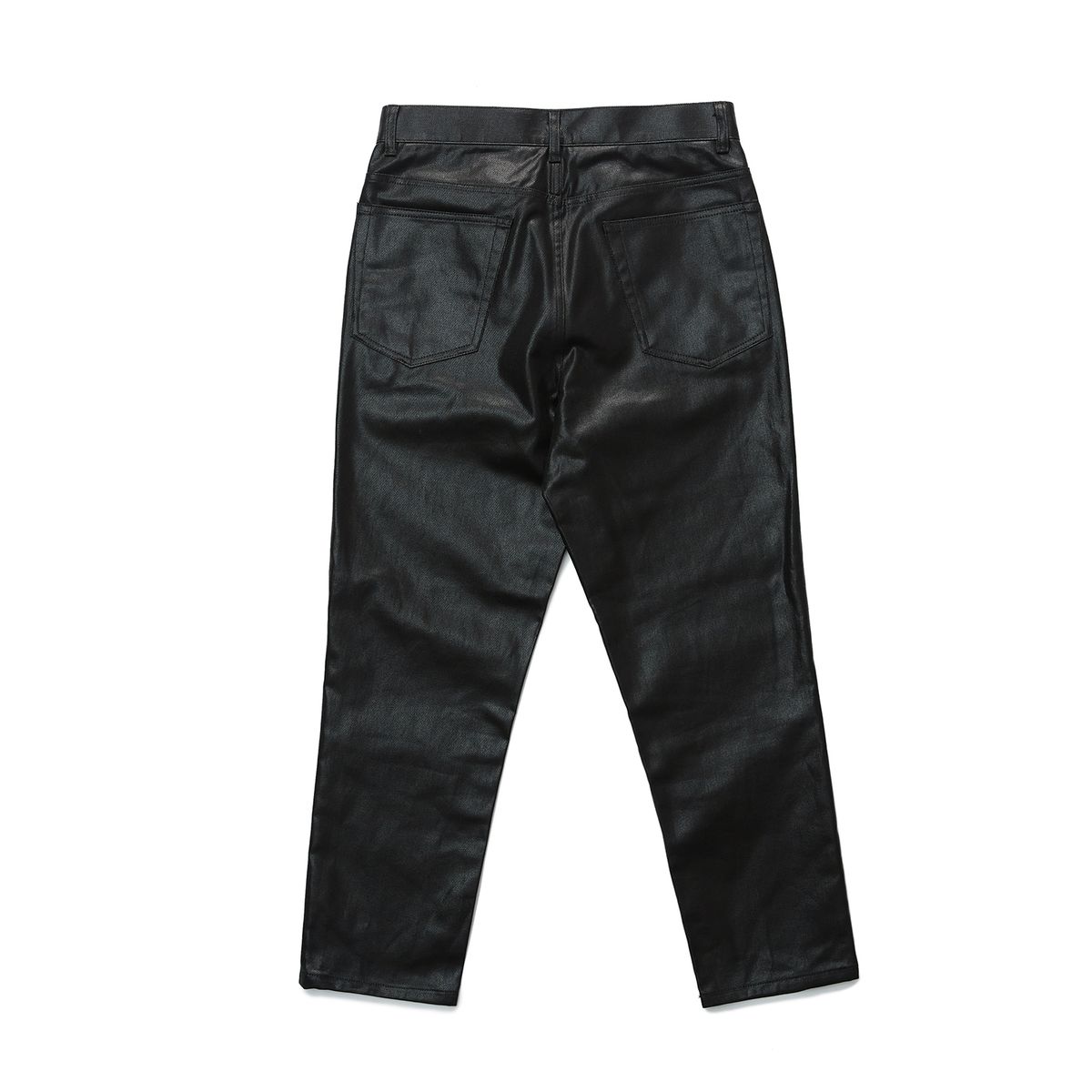 시티스트리트(CITY STREET) GLOW COATING COTTON PANTS - BLACK