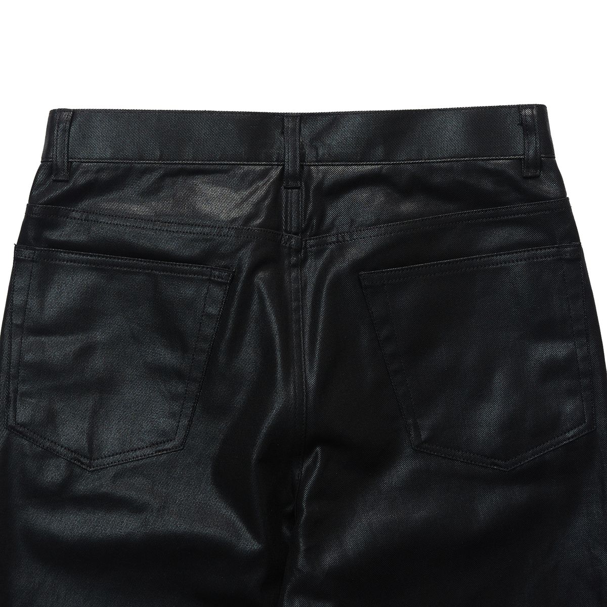 시티스트리트(CITY STREET) GLOW COATING COTTON PANTS - BLACK