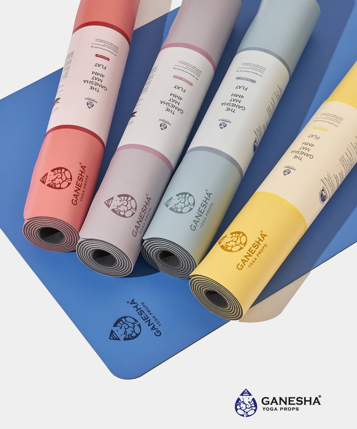 가네샤 요가 프랍스(GANESHA YOGA PROPS) 가네샤 요가매트 플랫 4MM