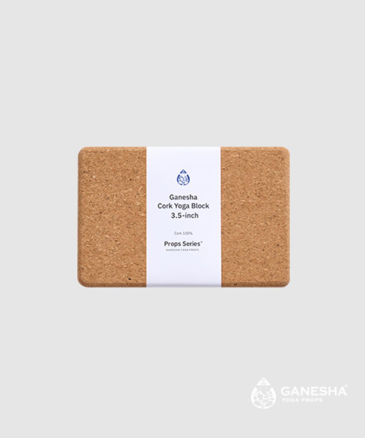 가네샤 요가 프랍스(GANESHA YOGA PROPS) 더 가네샤 코르크 요가 블럭 3.5인치
