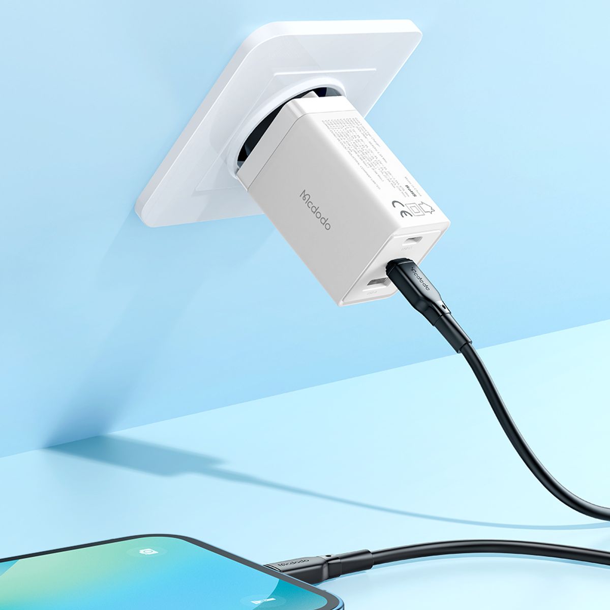 맥도도(MCDODO) GaN5 Pro PD3.0 PPS 65W 초고속 미니 3포트 멀티충전기
