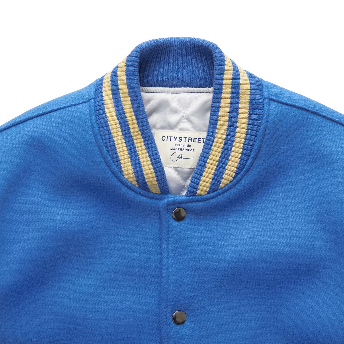 시티스트리트(CITY STREET) CLASSIC VARSITY JACKET - BLUE
