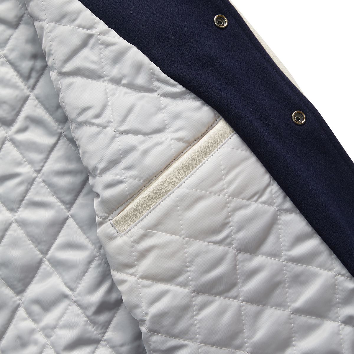 시티스트리트(CITY STREET) CLASSIC VARSITY JACKET - NAVY