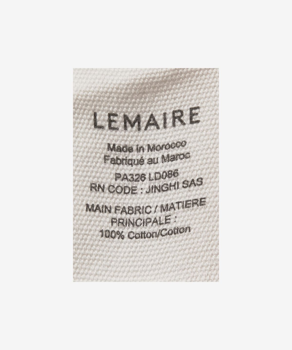 르메르(LEMAIRE) 벨티드 와이드 팬츠 - 다크 그레이 / PA326LD086BK959