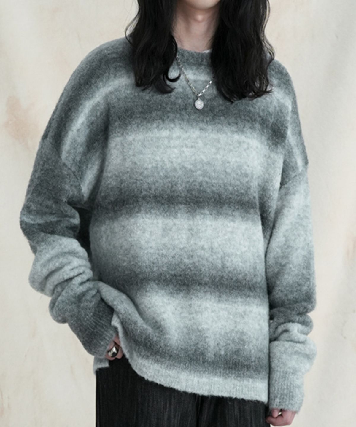 어반드레스(AVANDRESS) Wool Gradation Overfit Knit - 3COL